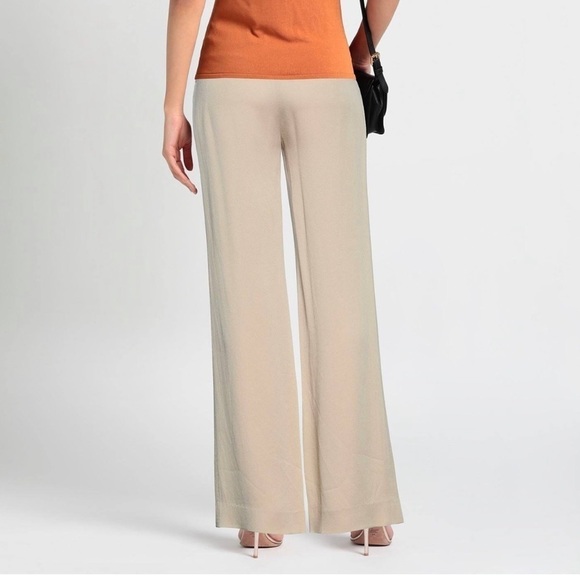 VERONICA Beard Beige Sand Robinne Wide Leg Pants size US 10 - Picture 10 of 14
